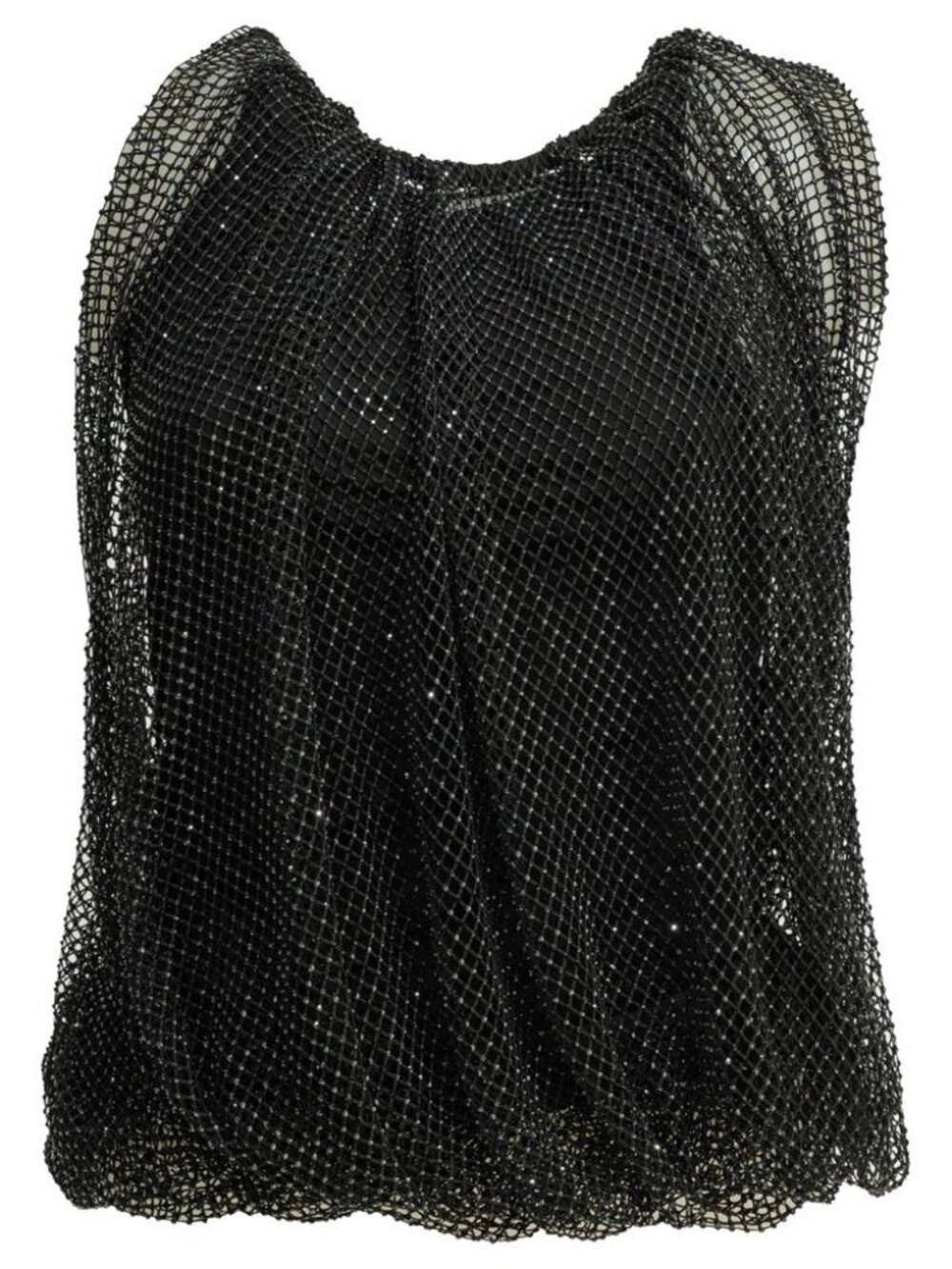 Max Mara Sportmax Sleeveless Top With Sequins Tag Size S Women